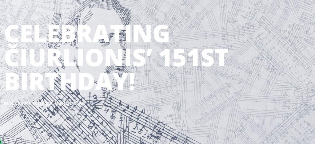 BIRTHDAY: M. K. ČIURLIONIS – 151!