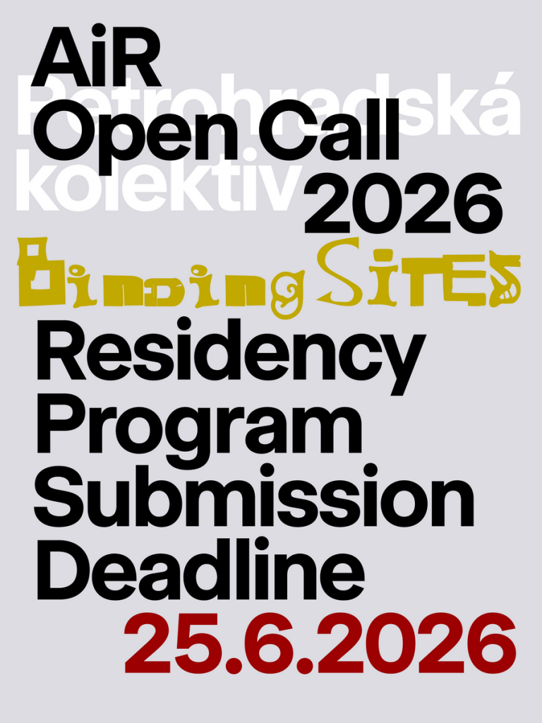 OPEN CALL: AIR PETROHRADSKA KOLEKTIV RESIDENCY 2026