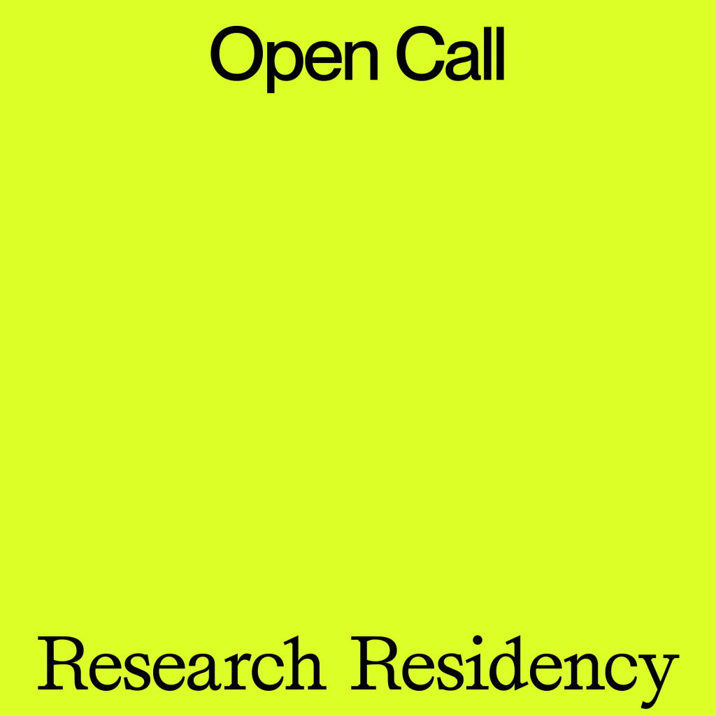 Open Call: Research Residency