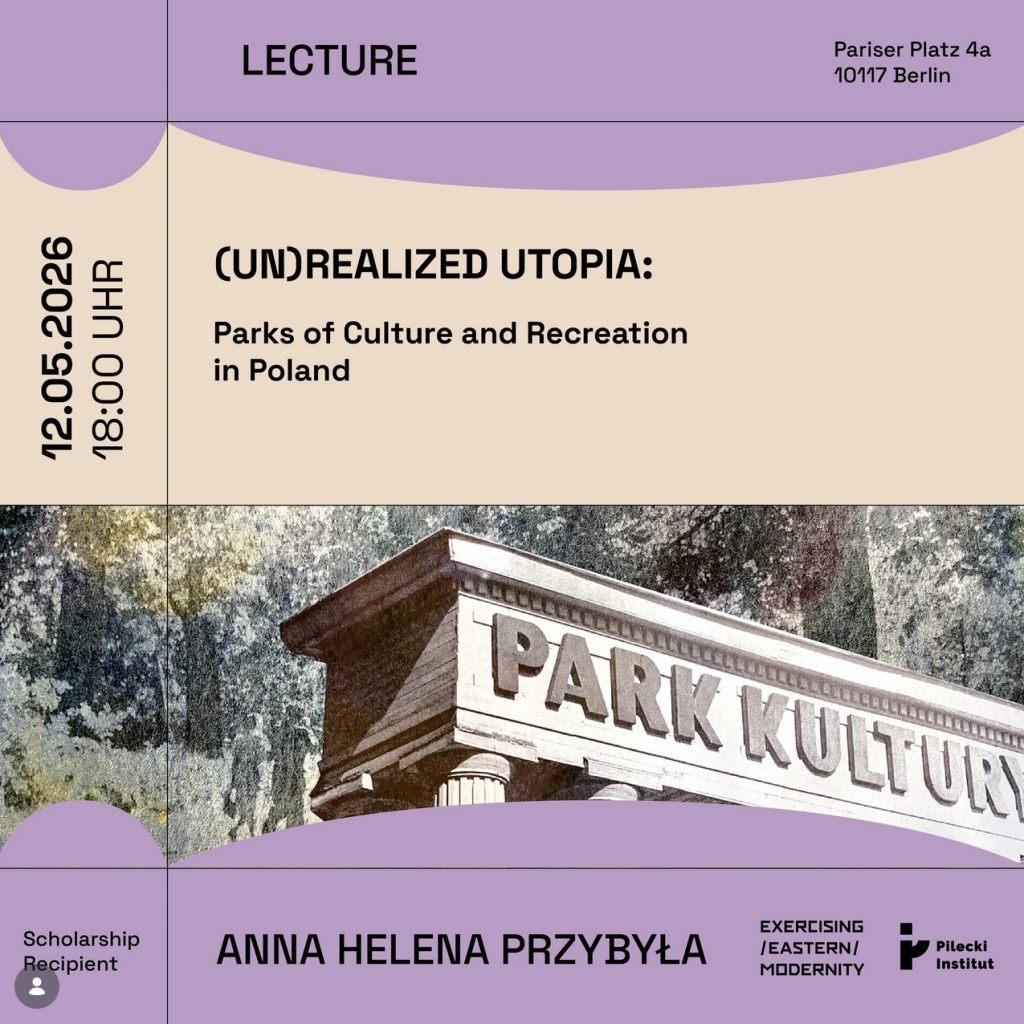 LECTURE: (UN)REALIZED UTOPIA | ANNA HELENA PRZYBYLA