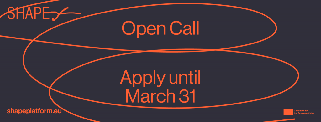 OPEN CALL: SHAPE + Platform announces 2024/2025 open call for artists